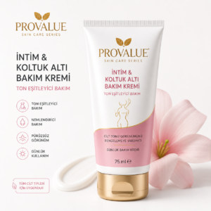 İntim ve koltuk altı beyazlatıcı krem